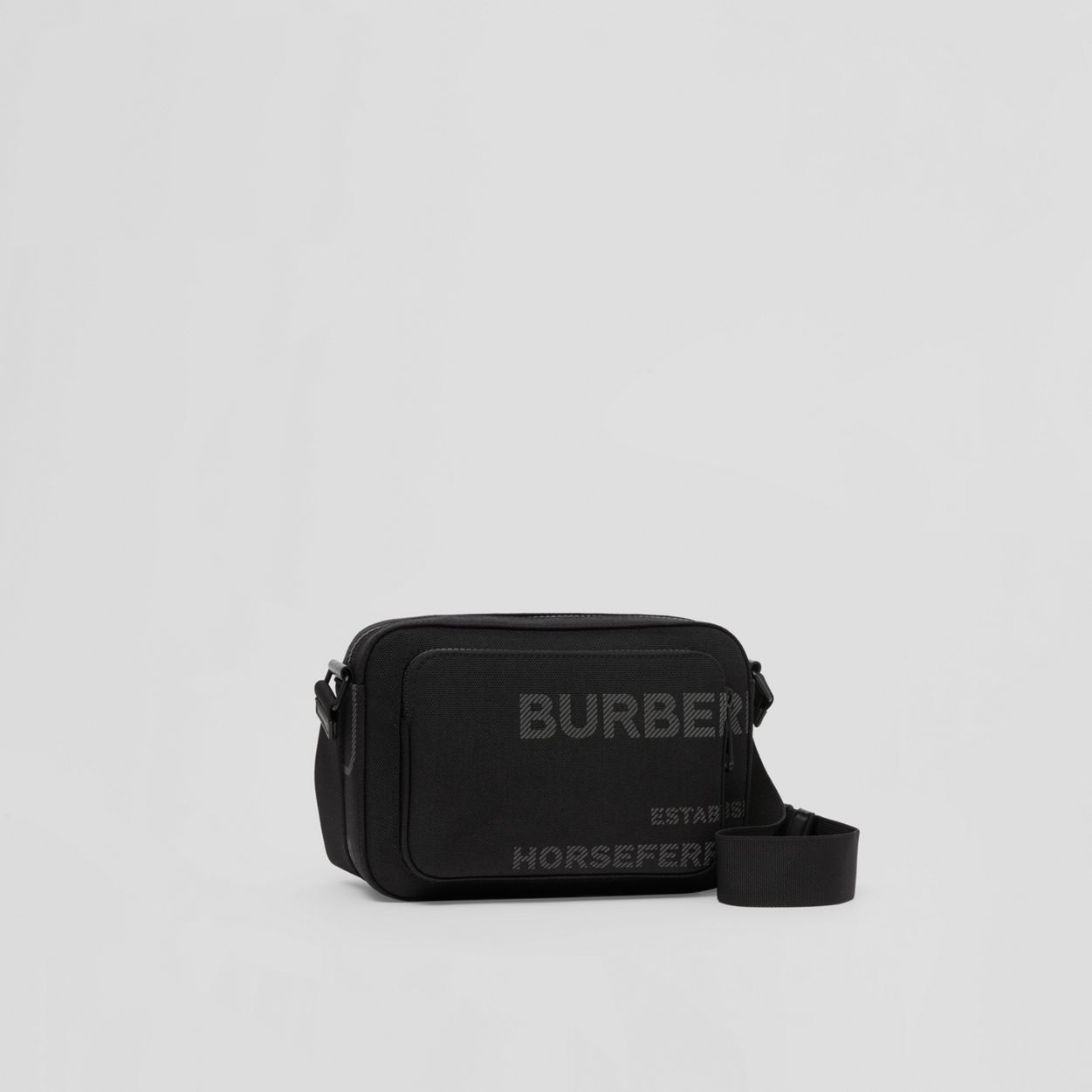 Horseferry Print Nylon Crossbody Bag - 7