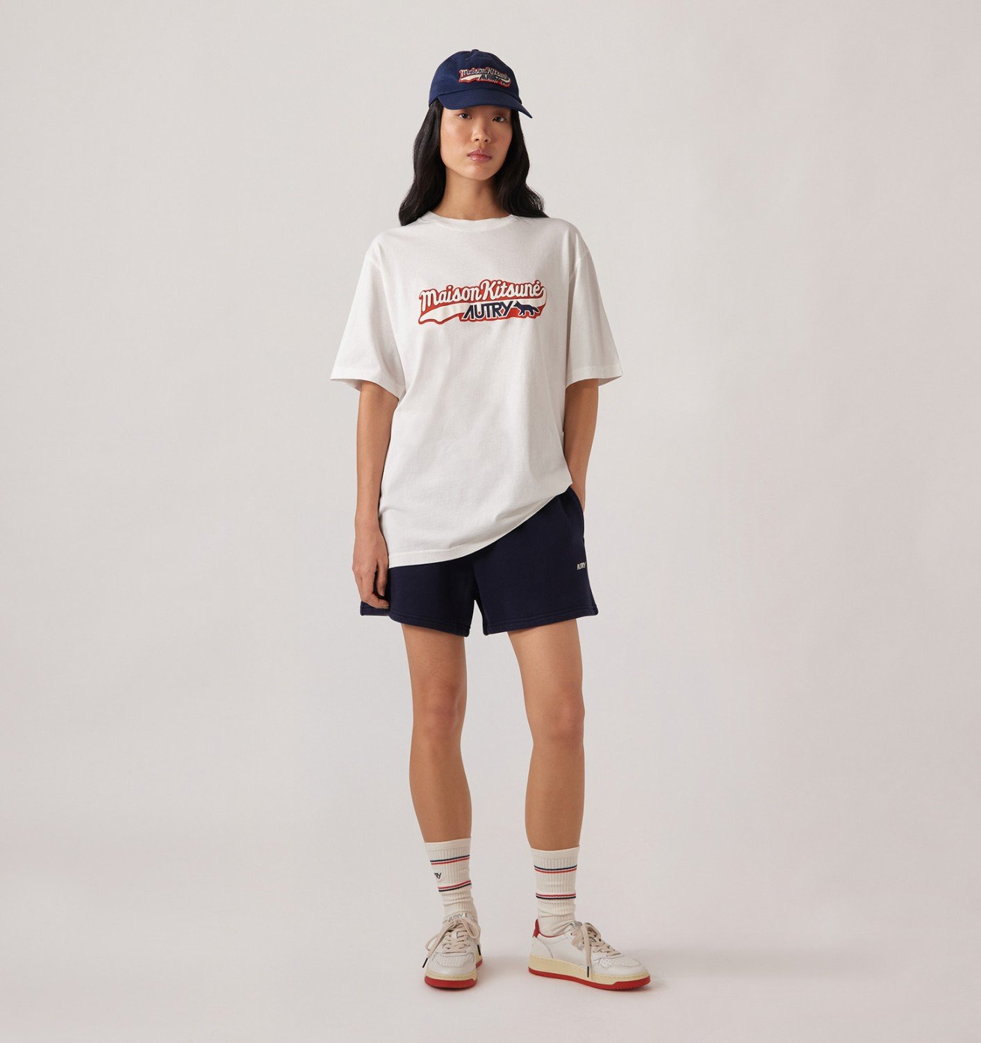 UNISEX AUTRY LOGO 'MAISON KITSUNÉ' T-SHIRT - 2