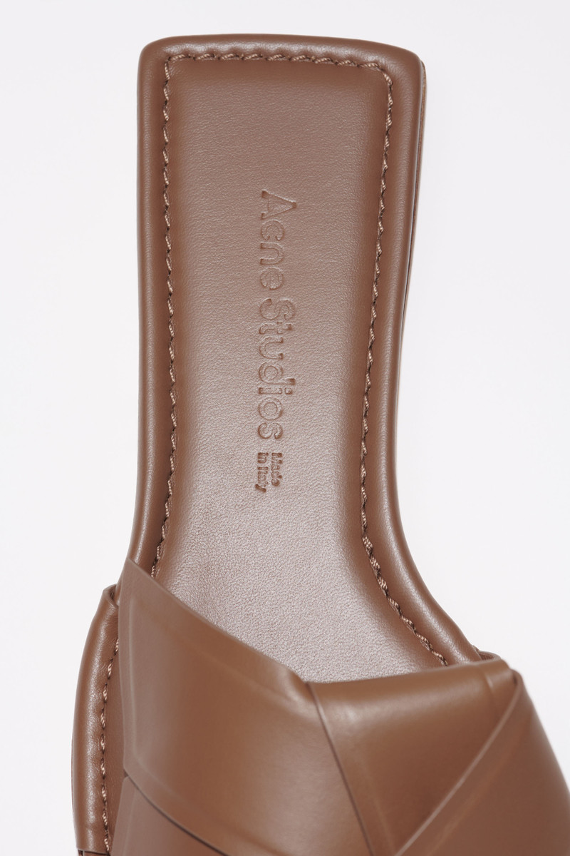 Musubi leather sandal - Camel brown 5