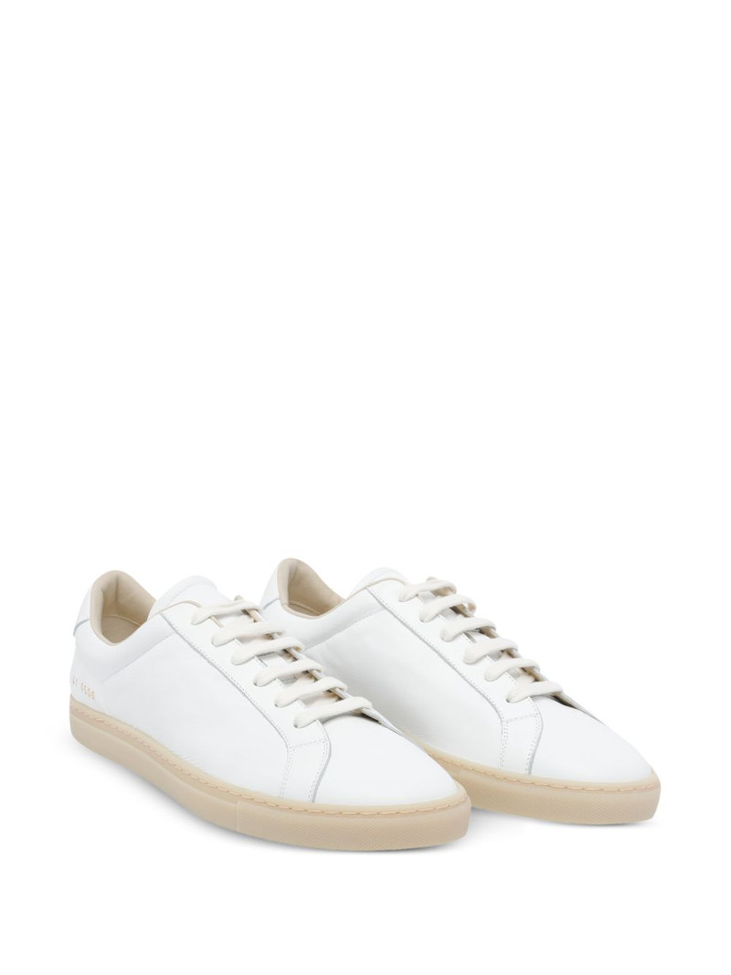 Common Projects round-toe leather sneakers outlook