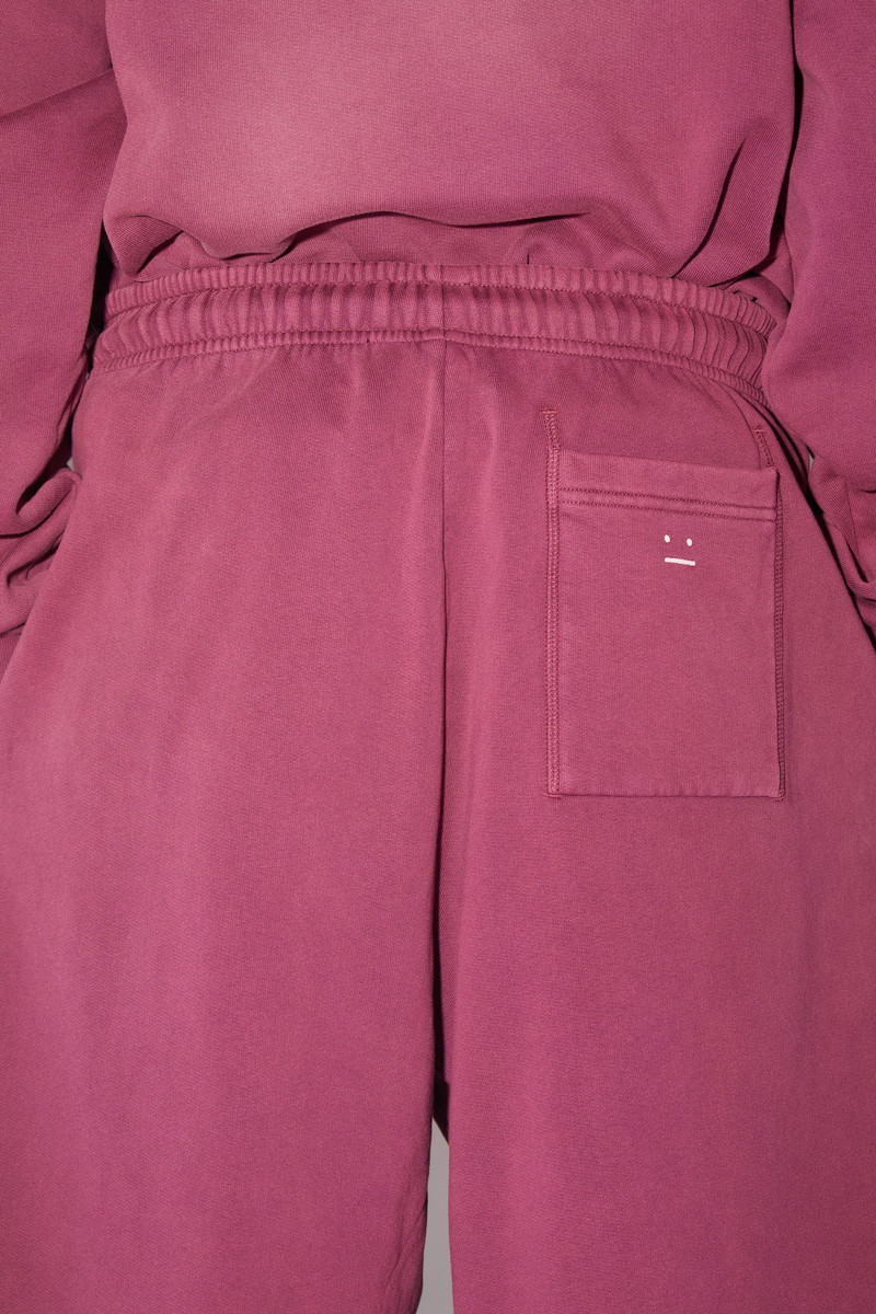 Fleece sweat shorts - Berry purple 5