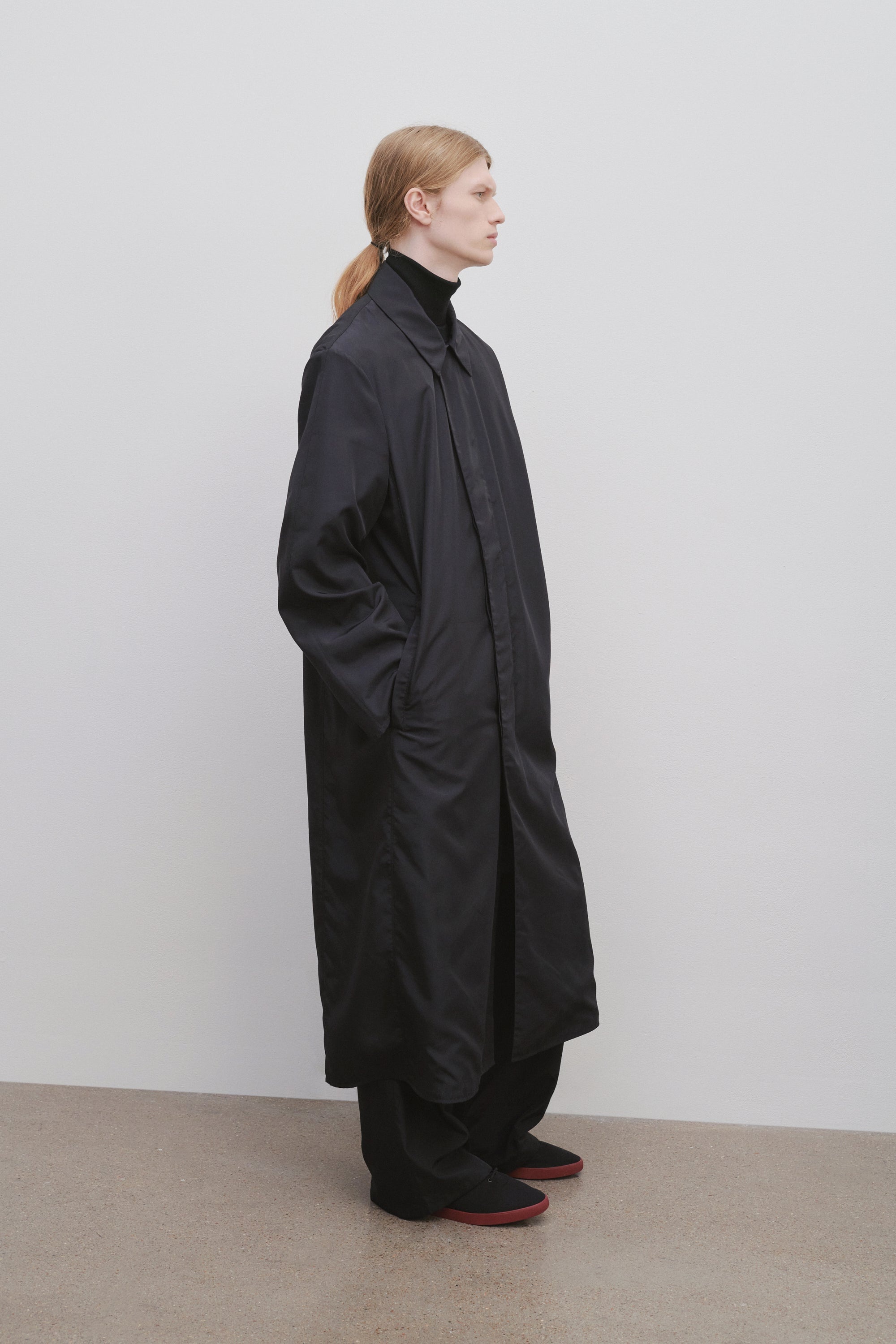 Erwin Coat in Silk and Nylon - 4