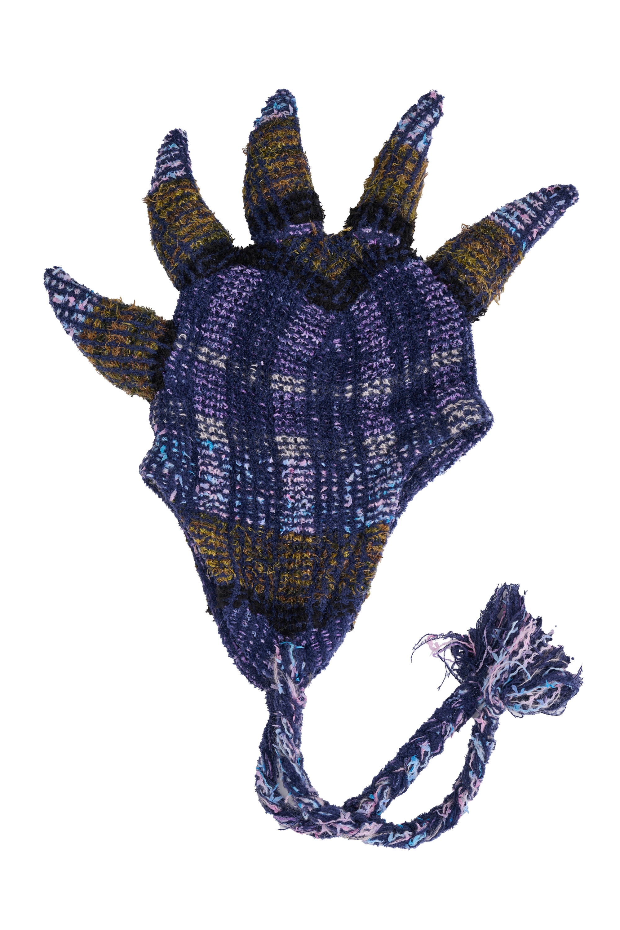 VITELLI PURPLE PLAID SPIKY HAT - 1