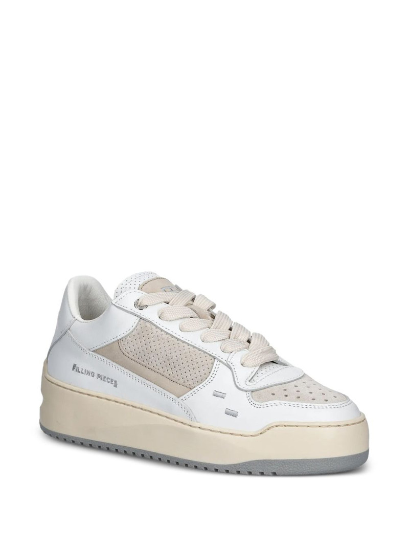 Filling Pieces Avenue Pixie perforated leather panel sneakers outlook