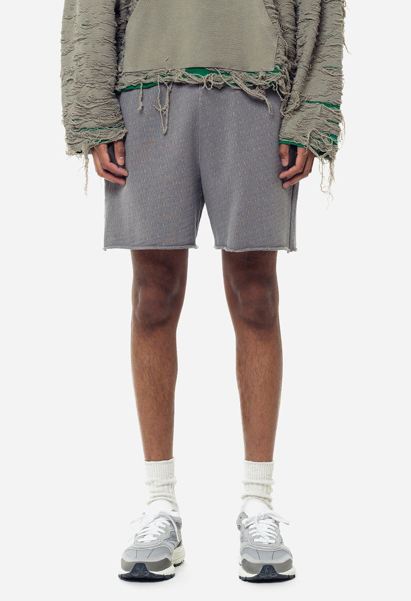 RAW EDGE JACQUARD SHORTS 2