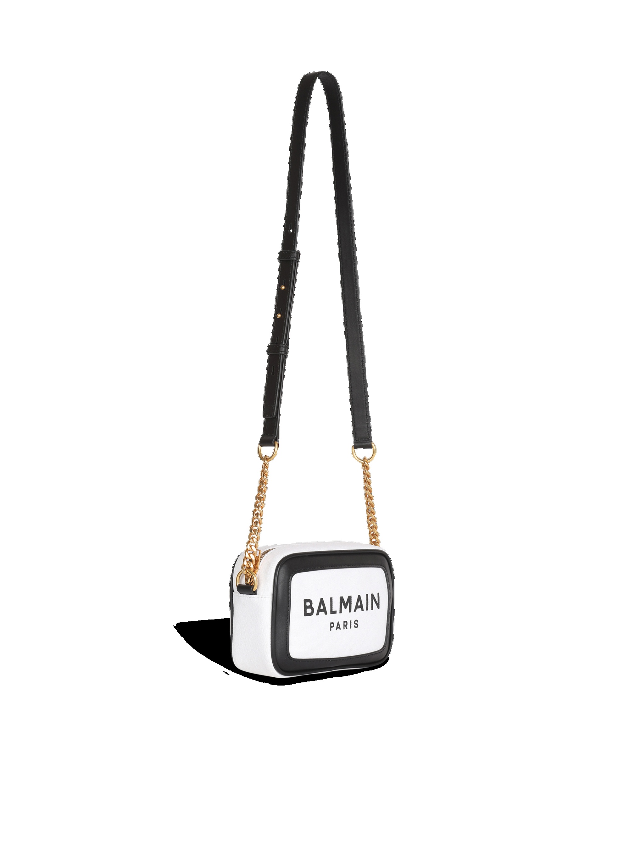 canvas B-Army camera bag with leather panels - 3