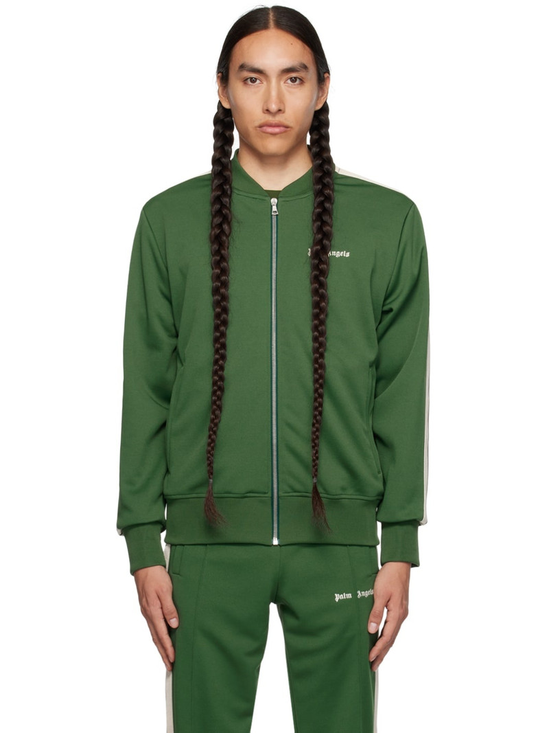 Green Embroidered Track Jacket 1