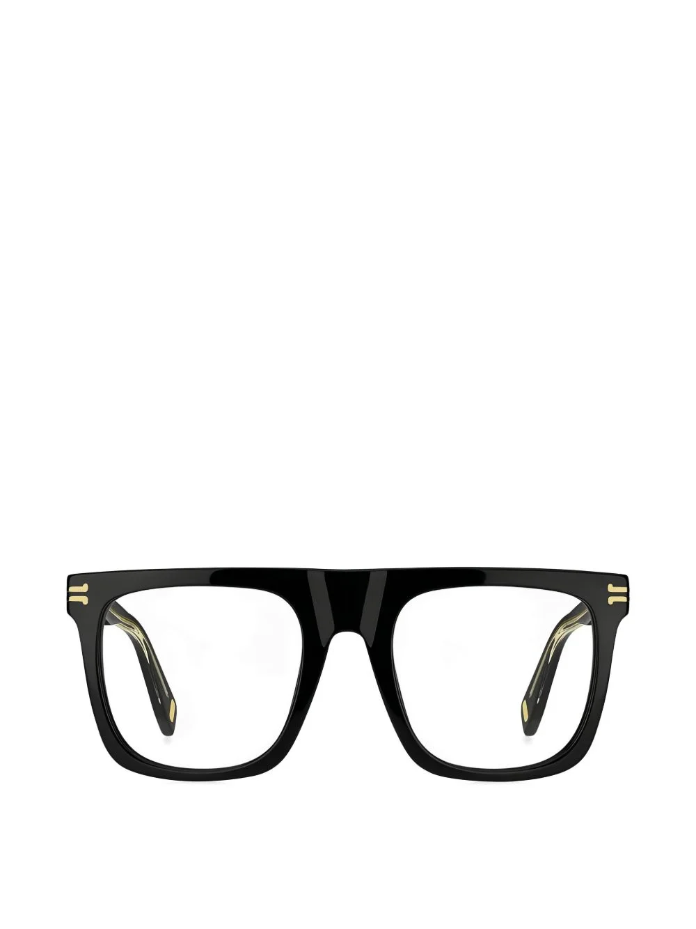 square full-rim glasses - 1