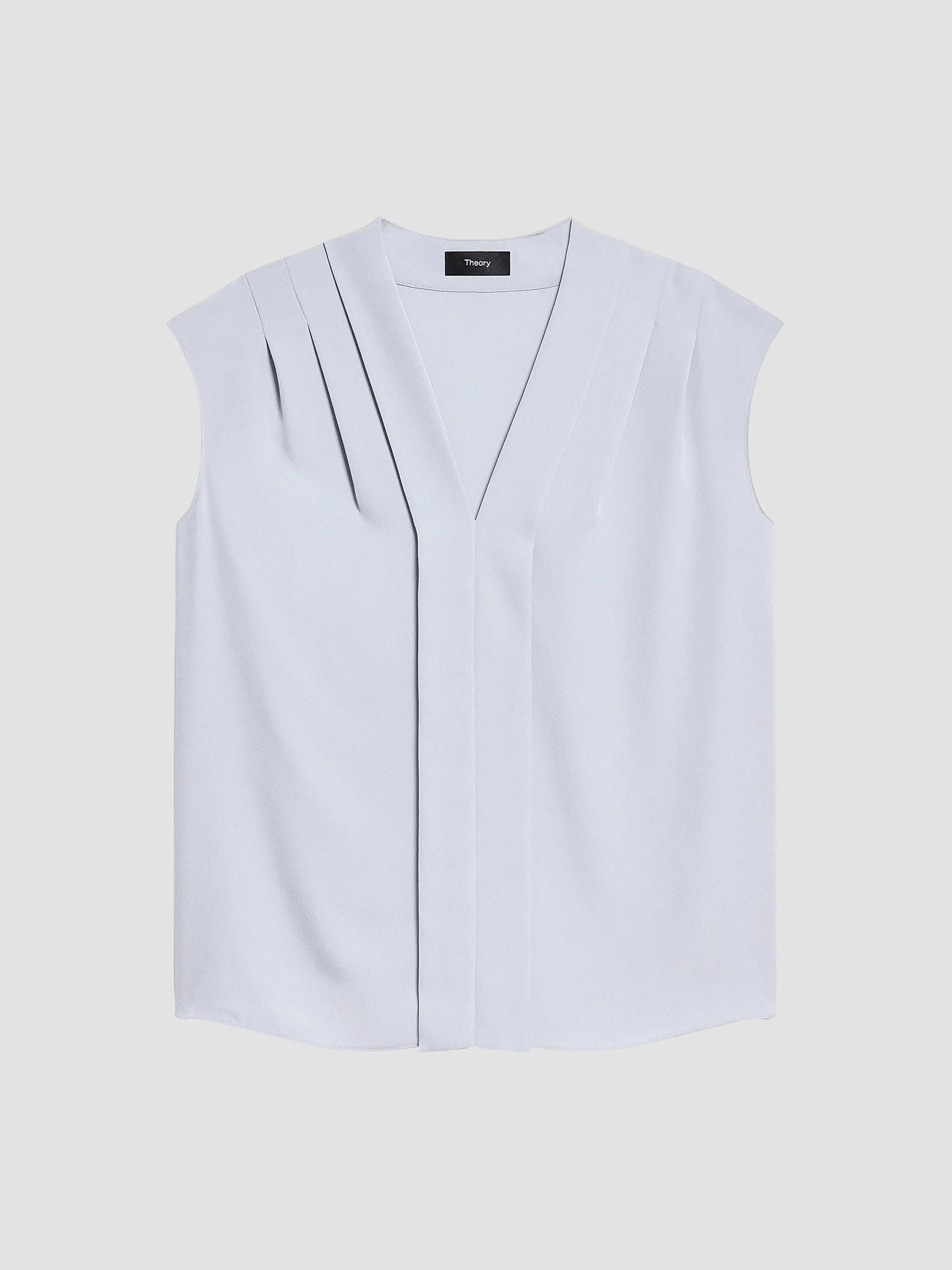Women's Pleated Silk Top - Luna - 1
