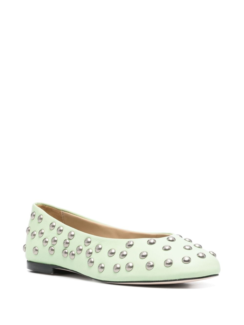 stud-embellished ballet flats - 2