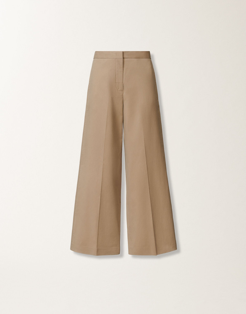 Spoleto cotton gabardine trousers 1