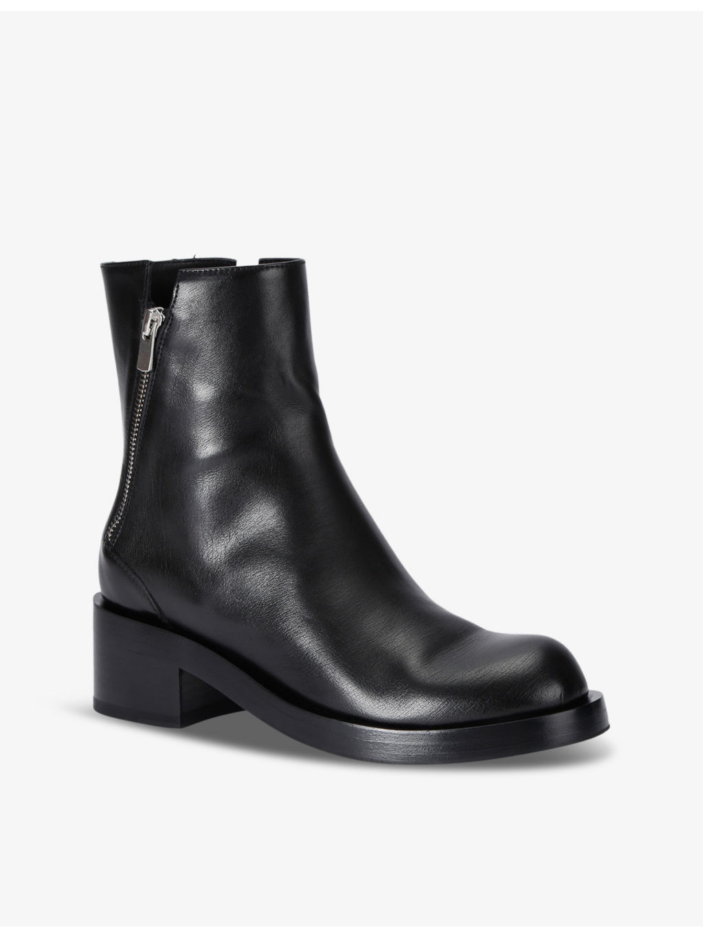 Brett 003 leather heeled ankle boots - 3