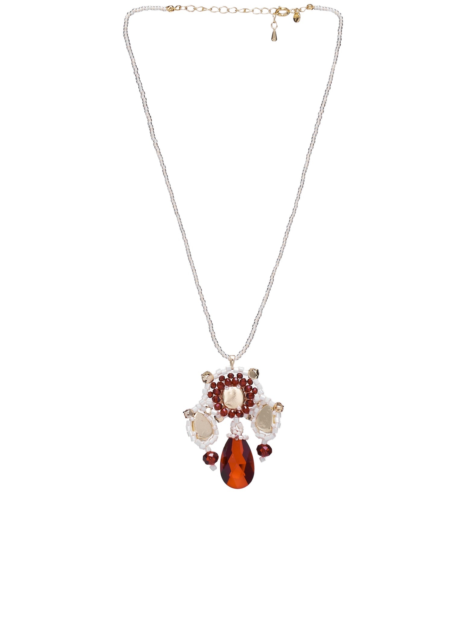 Red Crest Necklace - 2