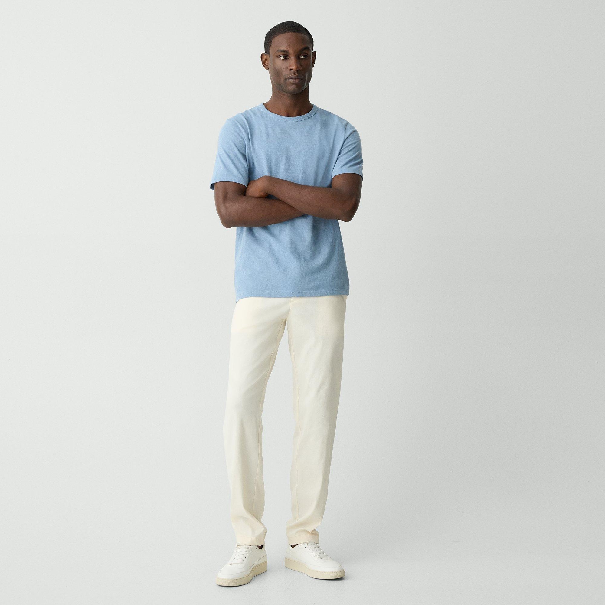 Essential Tee in Cosmos Slub Cotton - 6
