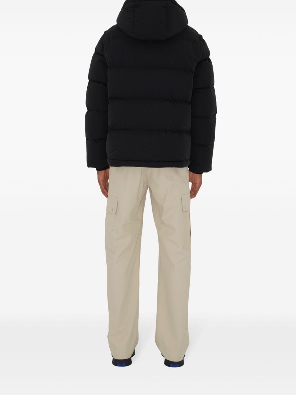 detachable-sleeve padded jacket - 4