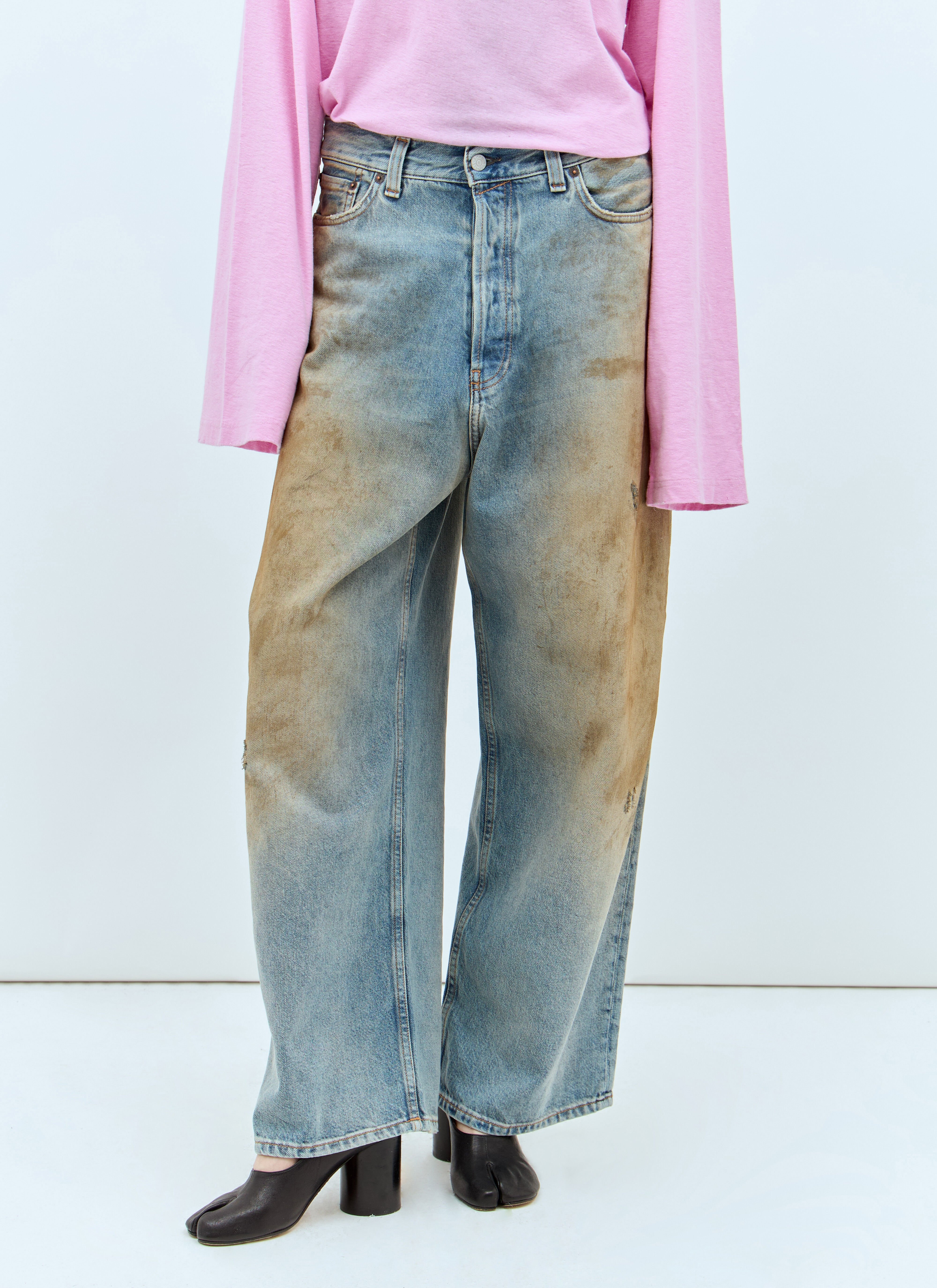 Distressed Super Baggy Jeans - 1