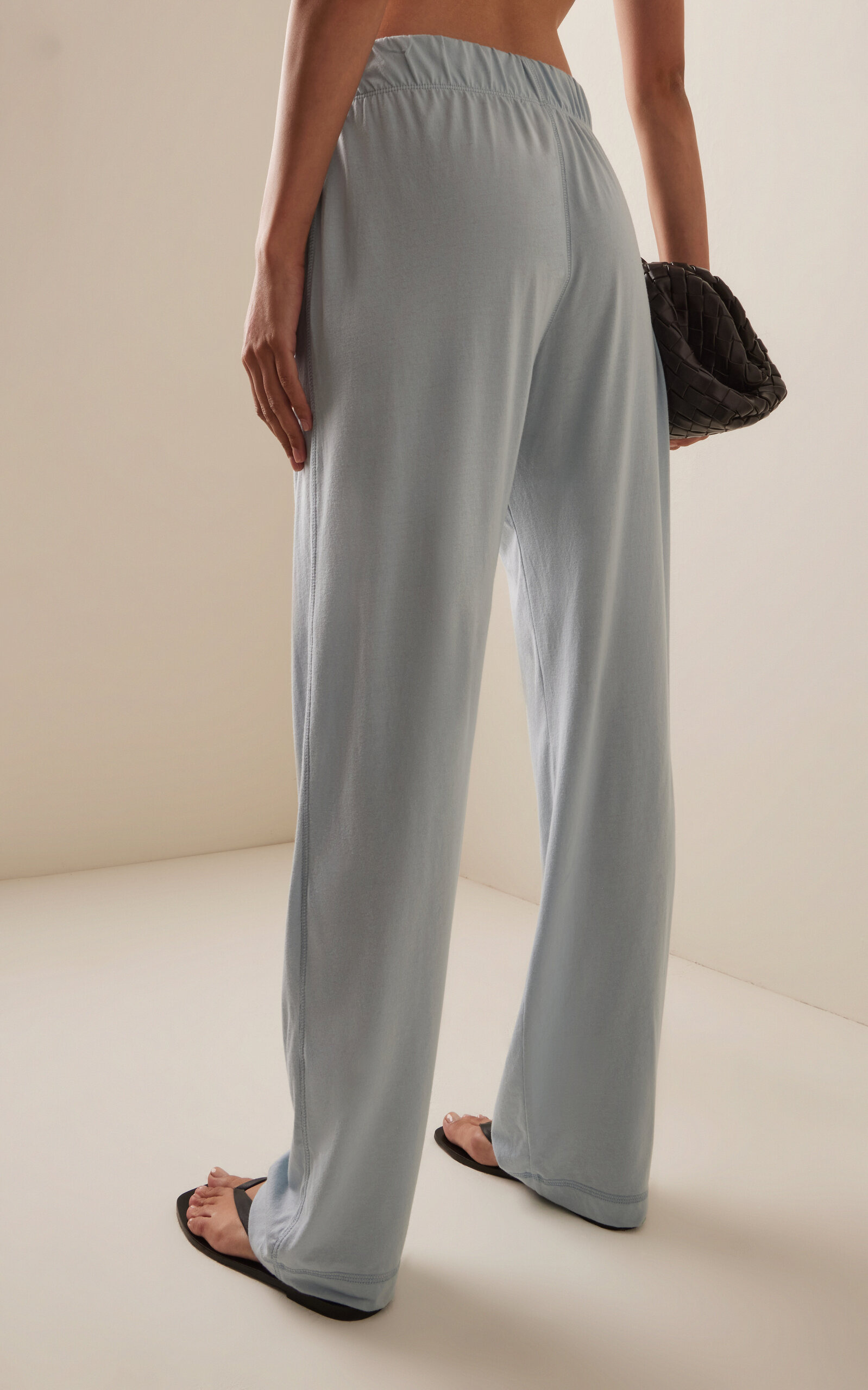 Cotton-Blend Lounge Pants blue - 4