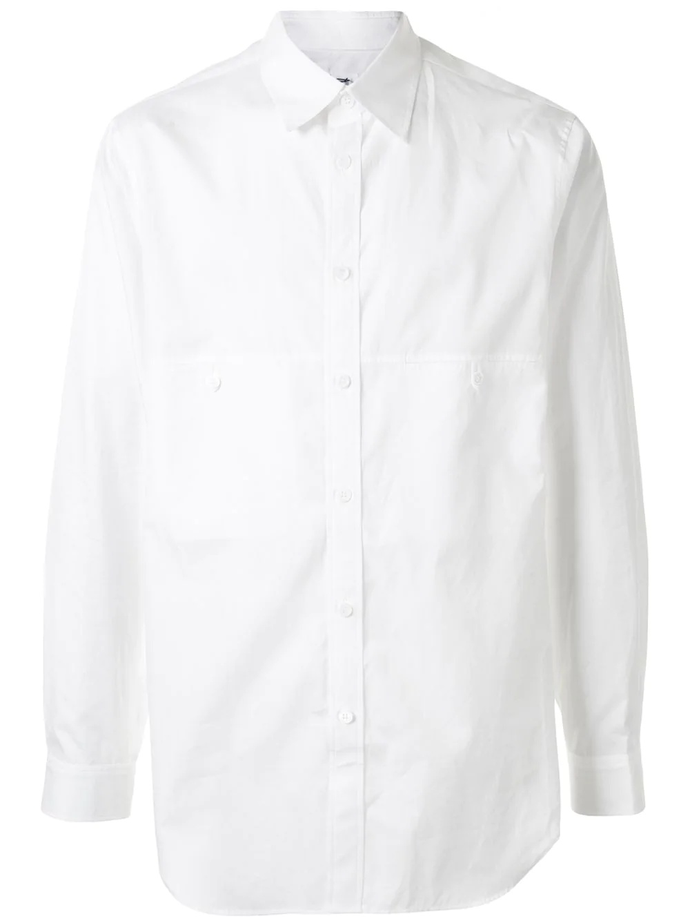 long curved-hem shirt - 1