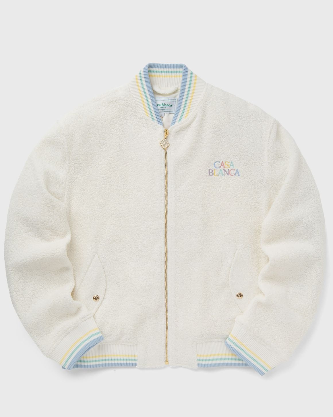 MAISON PASTELLE EMBROIDERED BOMBER JACKET - 1