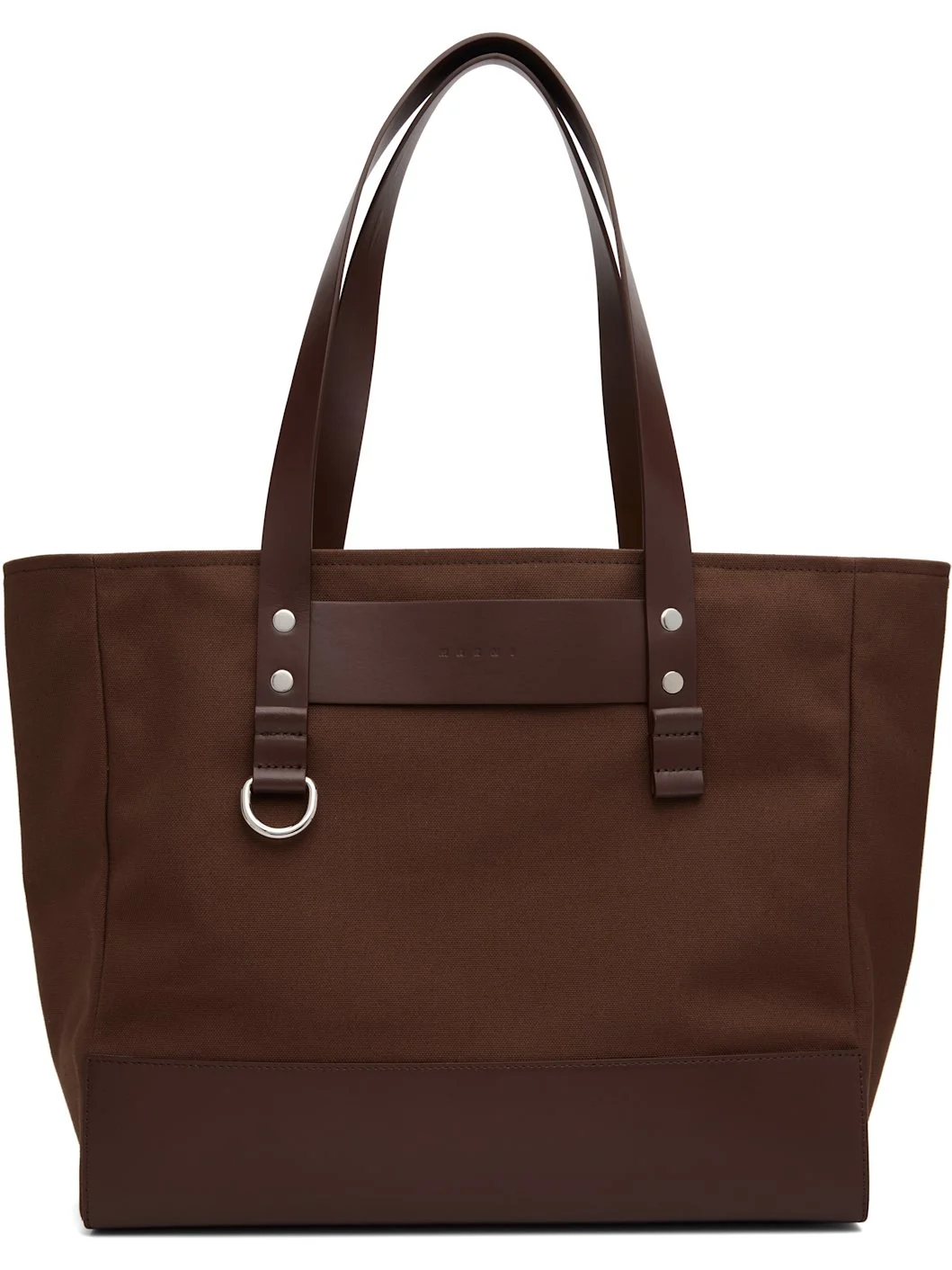 Brown Canvas Tote - 1