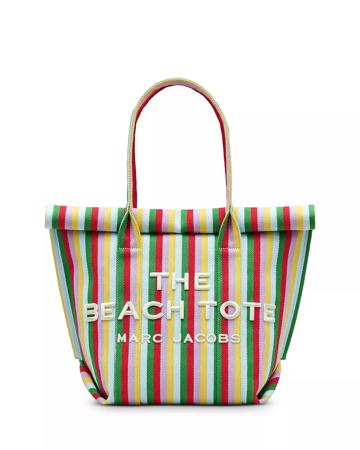 The Striped Jacquard Beach Tote Bag - 1