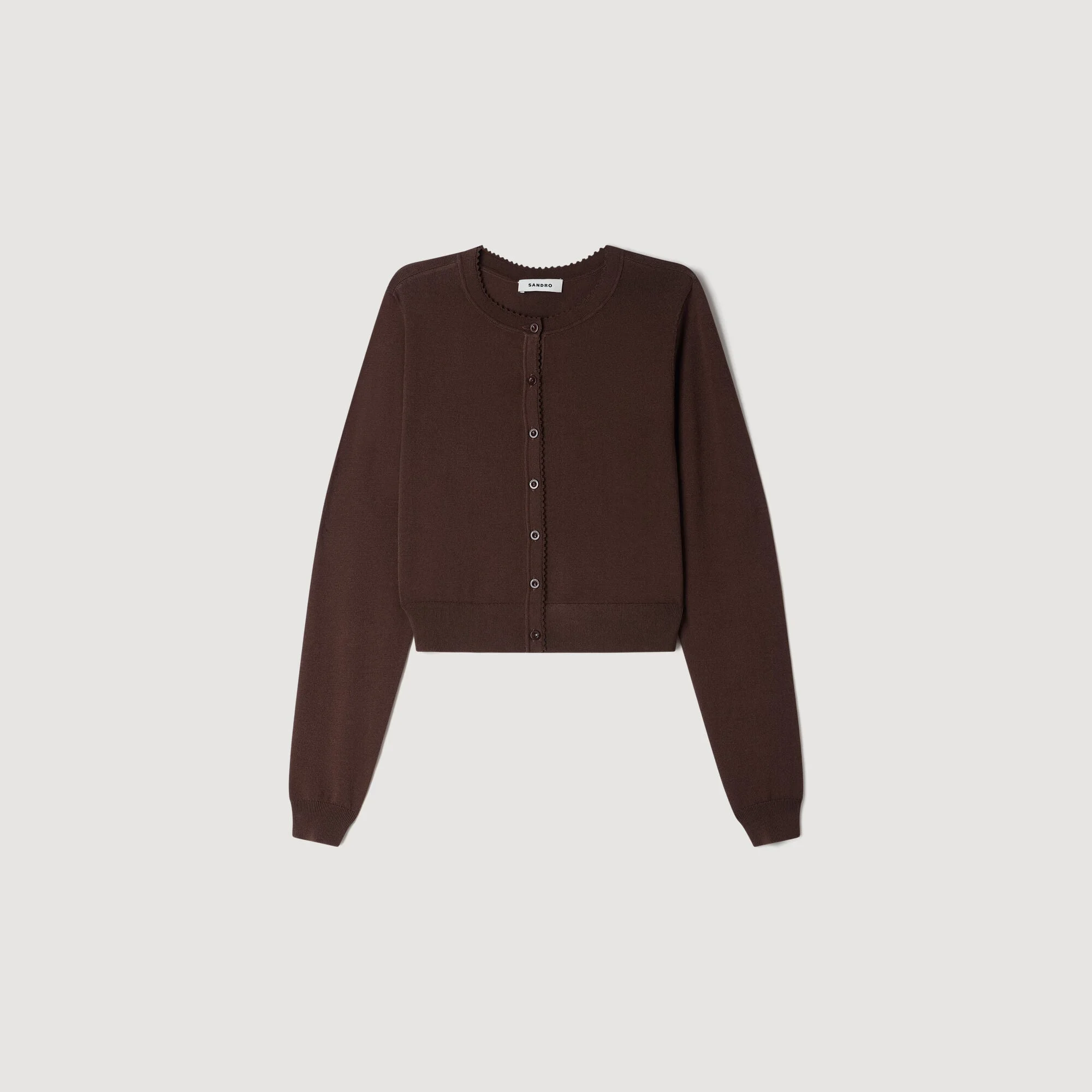 SHEER KNIT CARDIGAN - 1