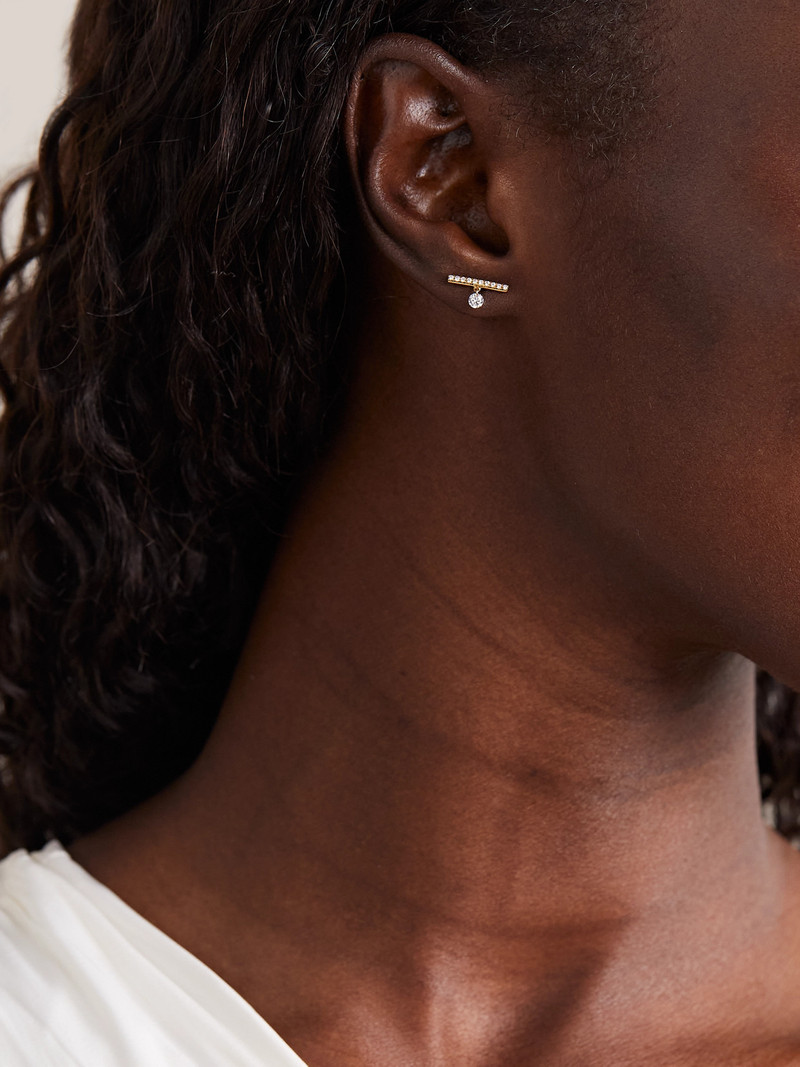 PERSÉE 18-karat Gold Diamond Single Earring outlook