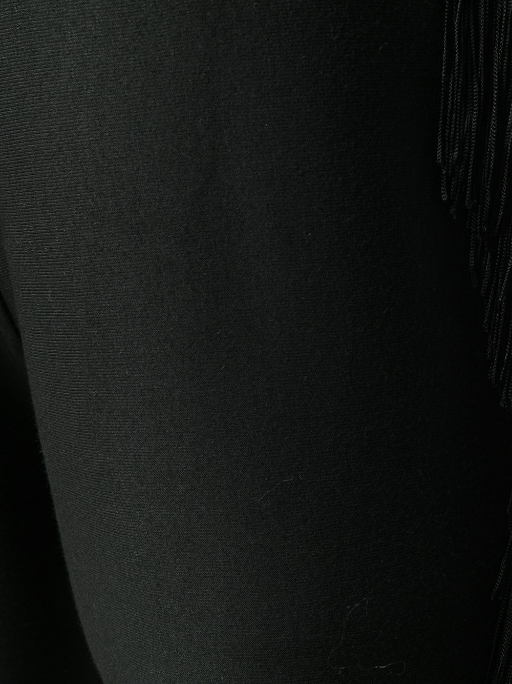 fringed trim track pants - 5