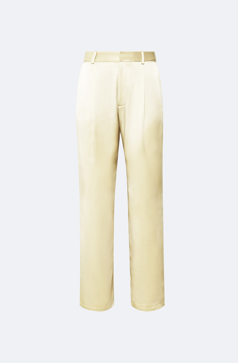 Satin Tapered Pleated Pant 1