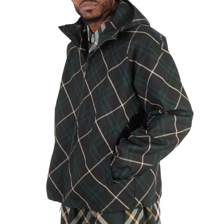 Burberry Check Hooded Zip-Up Jacket - 2