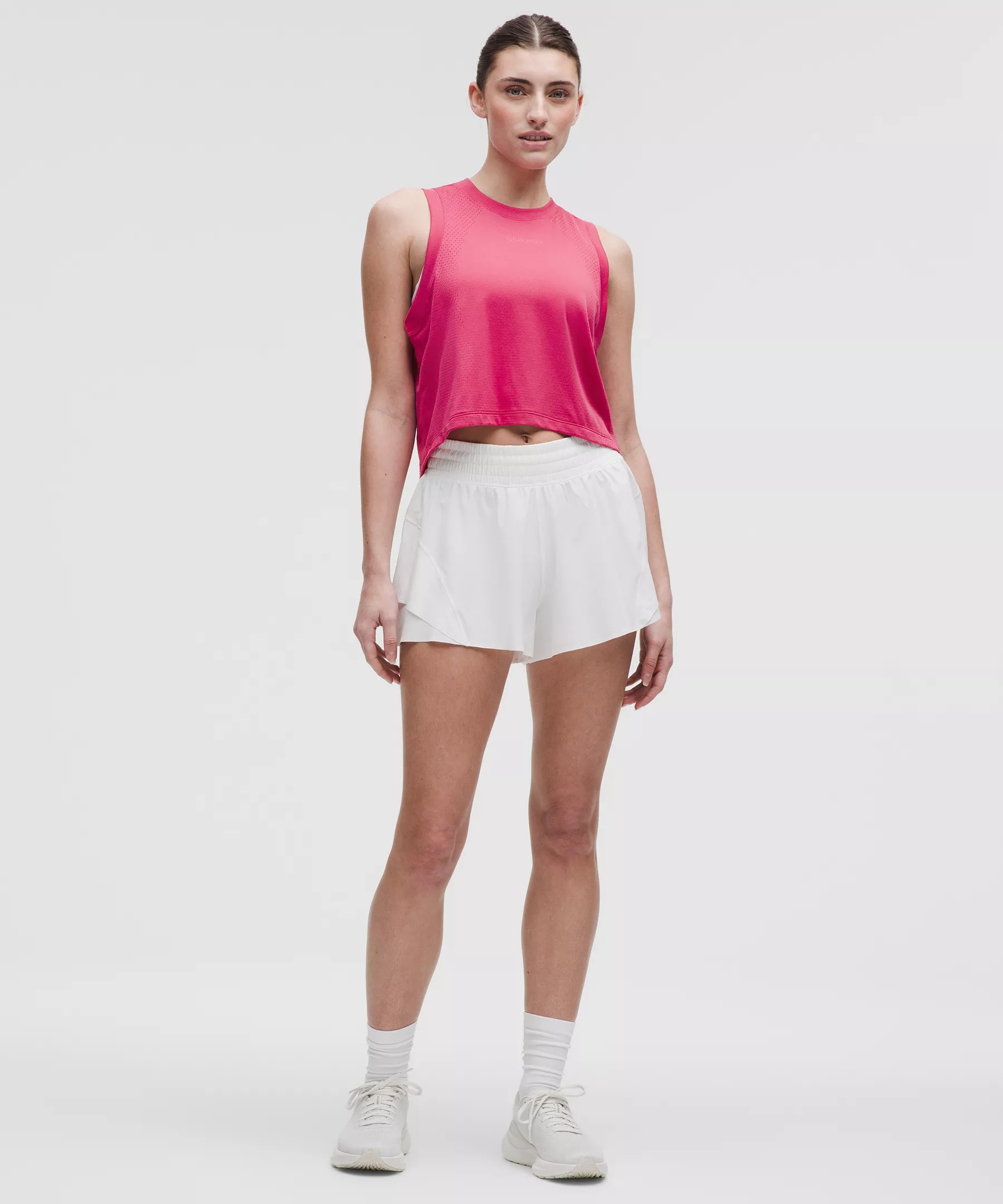 Swiftly High-Low Cropped Tank Top - 2