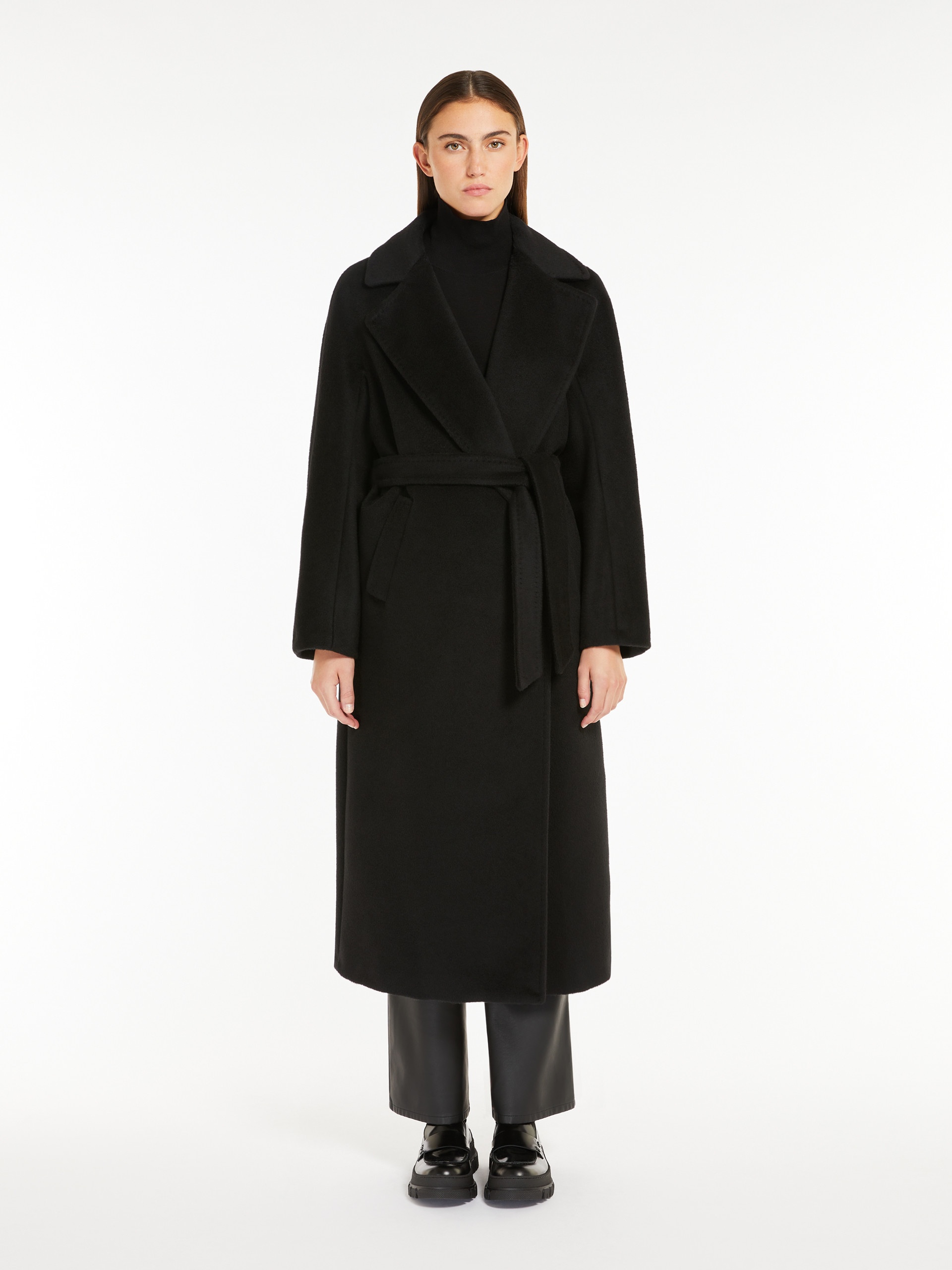 TEMPERA Wool and alpaca robe coat - 3
