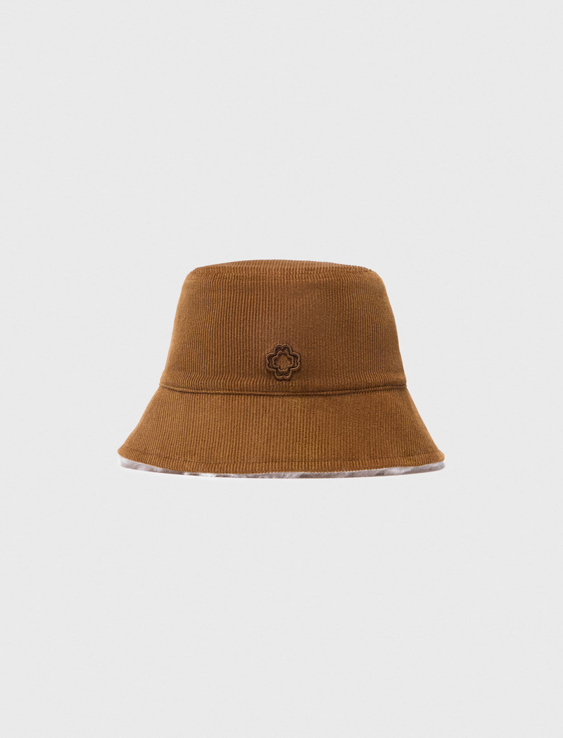 Reversible corduroy bucket hat 1