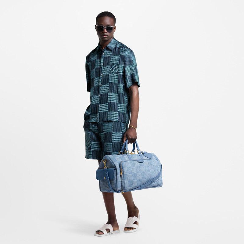 Louis Vuitton Damier Silk Shorts outlook