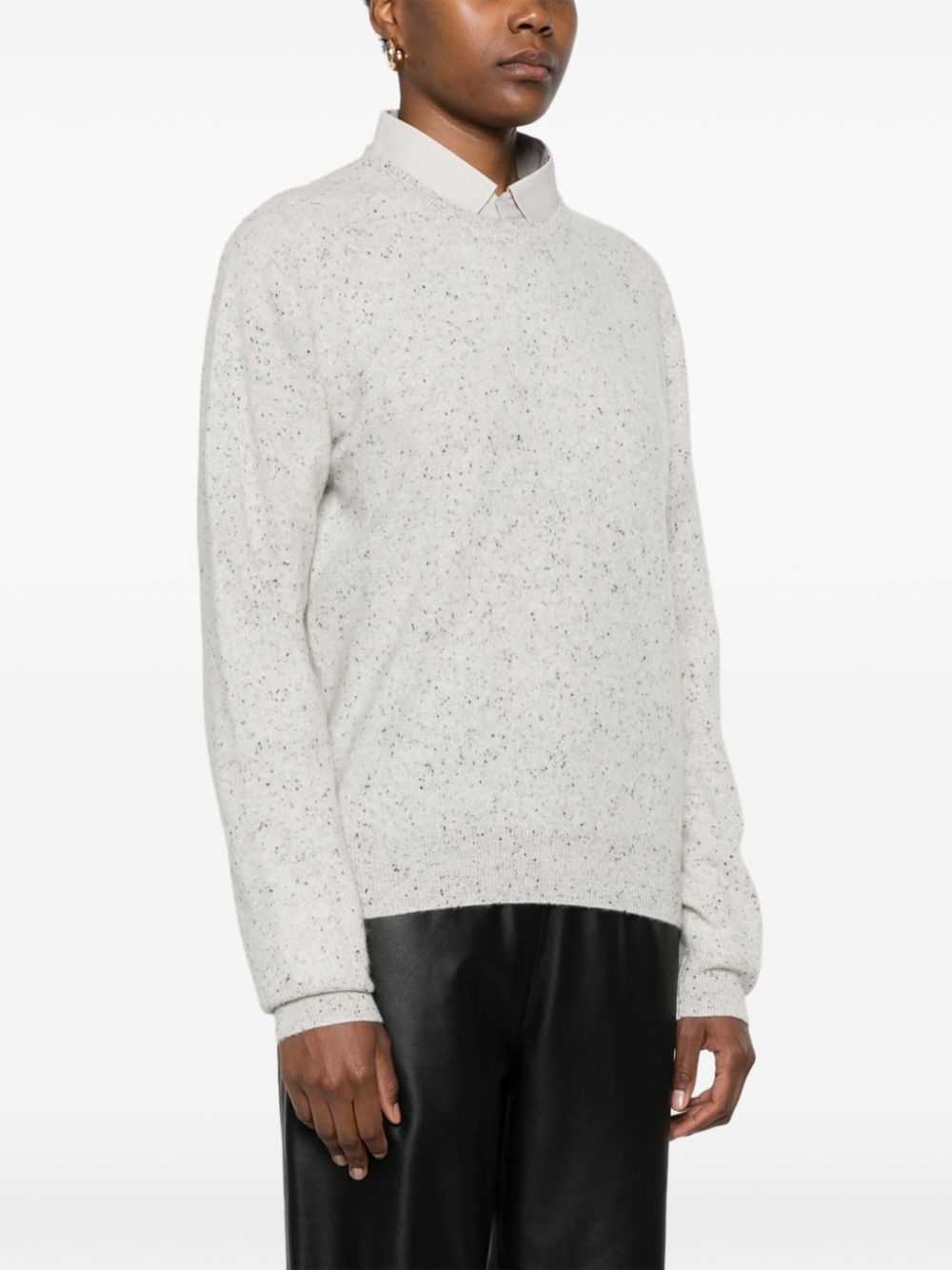 speckle-knit sweater - 3