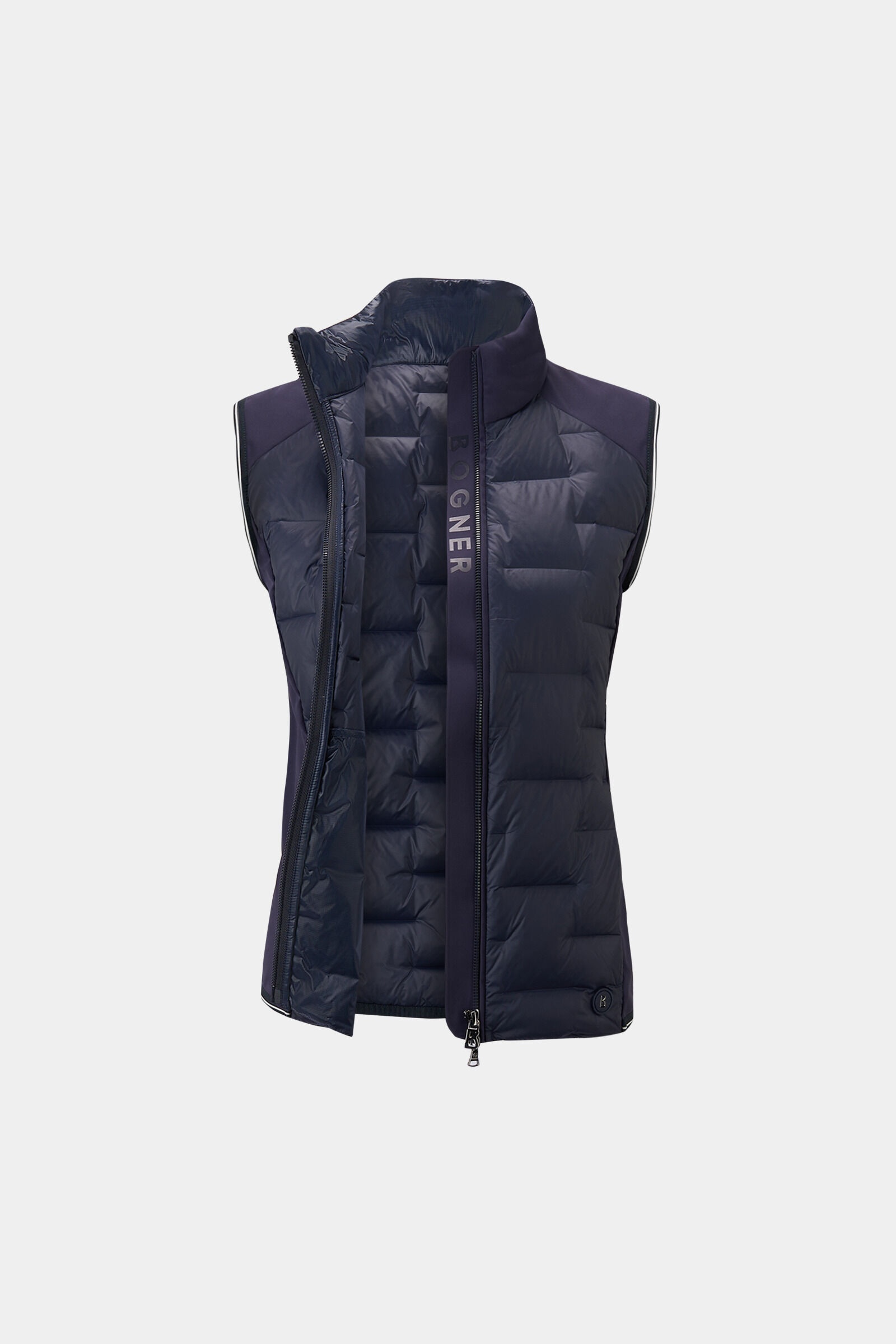 Lorina lightweight down vest in Navy blue - 8