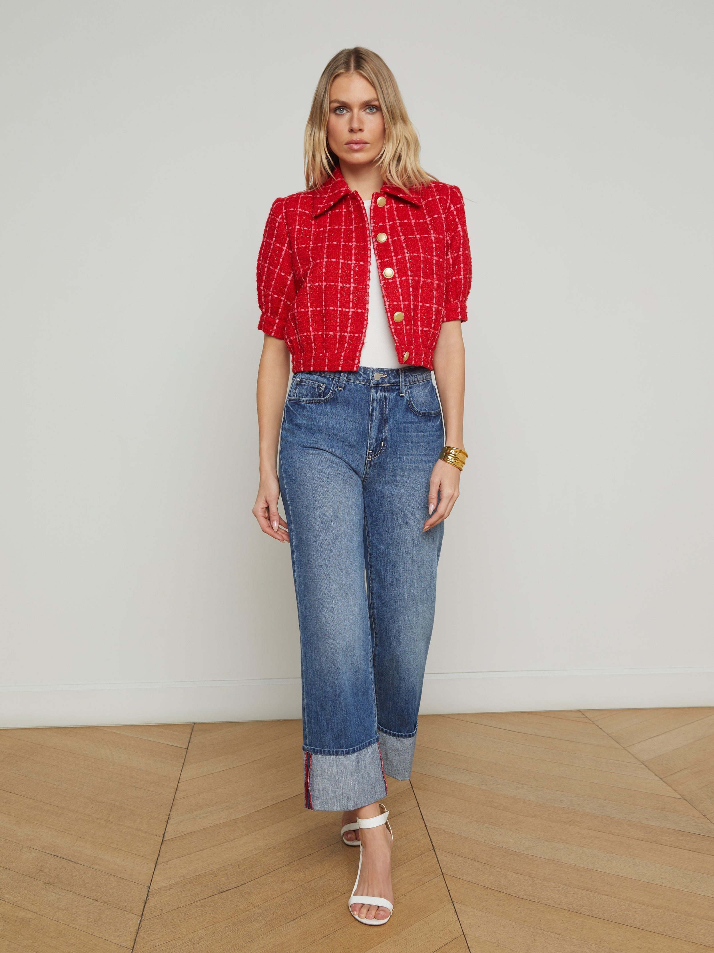 Cove Cropped Tweed Jacket - 6