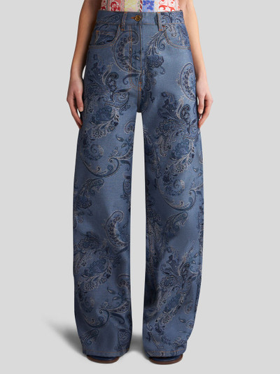 Etro BAGGY JACQUARD JEANS outlook