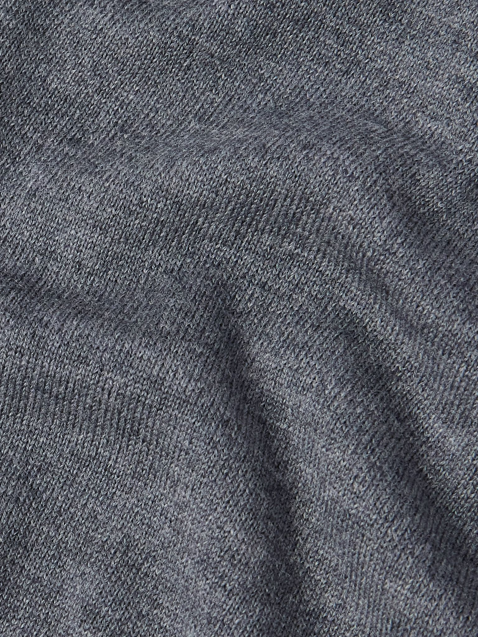 Logo-Appliquéd Wool Sweater Gray - 4