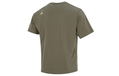 Jordan Men's Air Jordan 23 Engineered Athleisure Casual Sports Military T-Shirt 'Green' DM3216-222 outlook