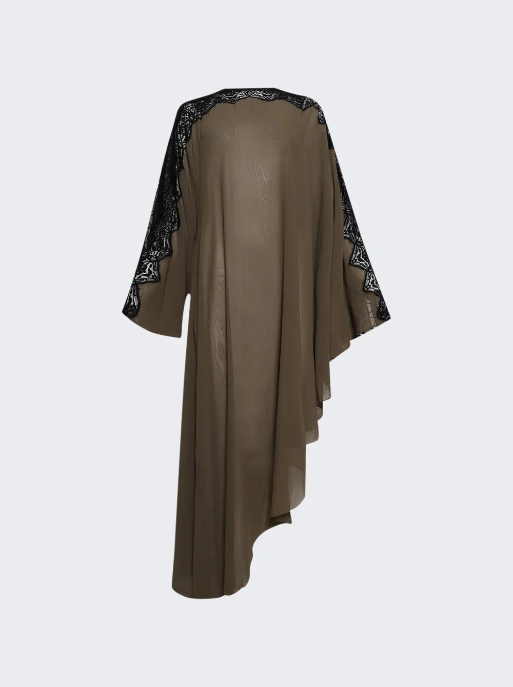 Verve Lace Tunic Dress Eucalypt And Black - 1