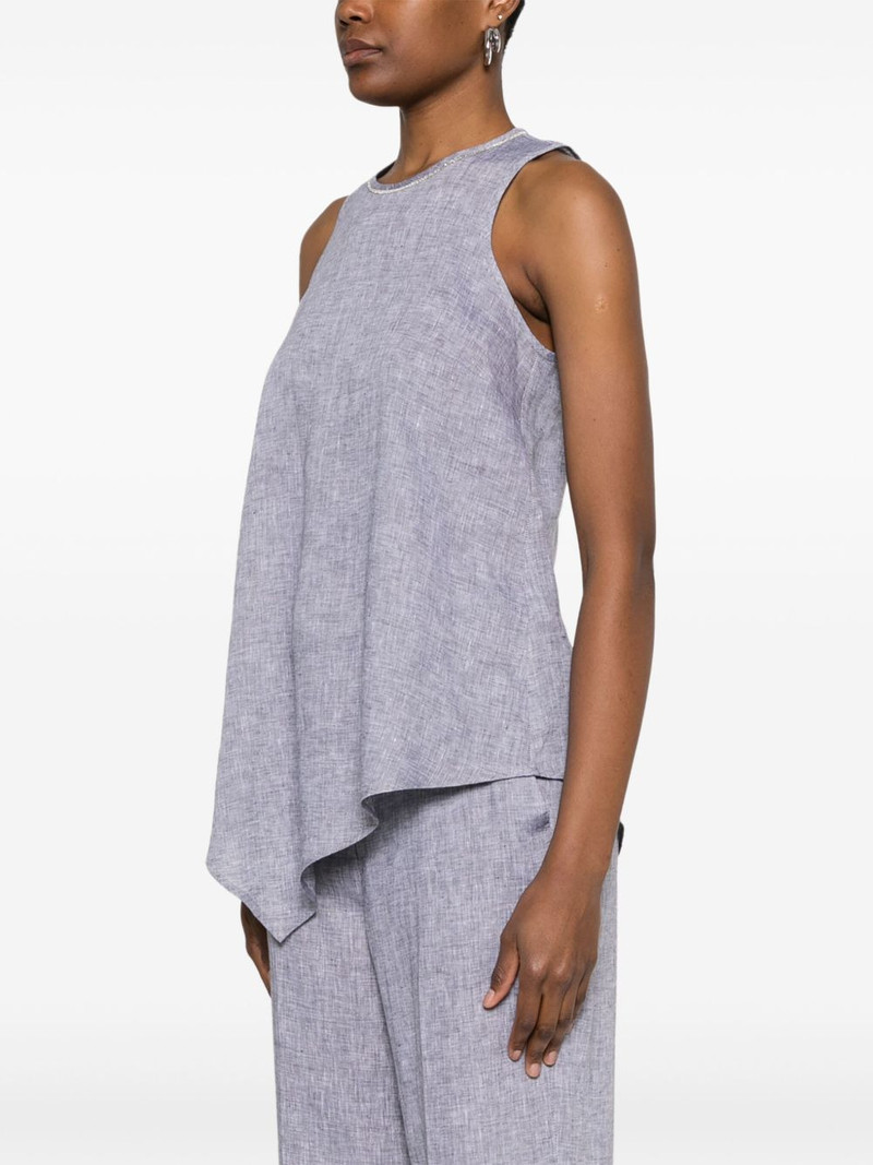 linen asymmetrical top 3
