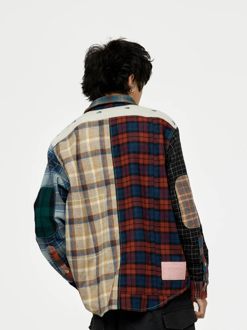 WHITNEY REVERSIBLE FLANNEL OVERSHIRT (MULTI) 7