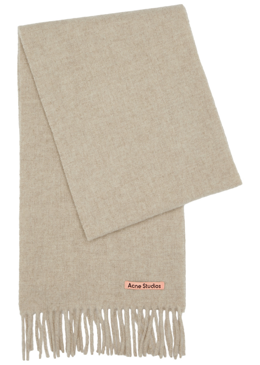 Canada fringed wool scarf - 1