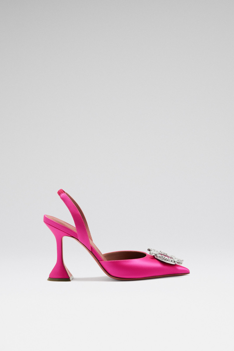 BEGUM SLING RASPBERRY SATIN 1