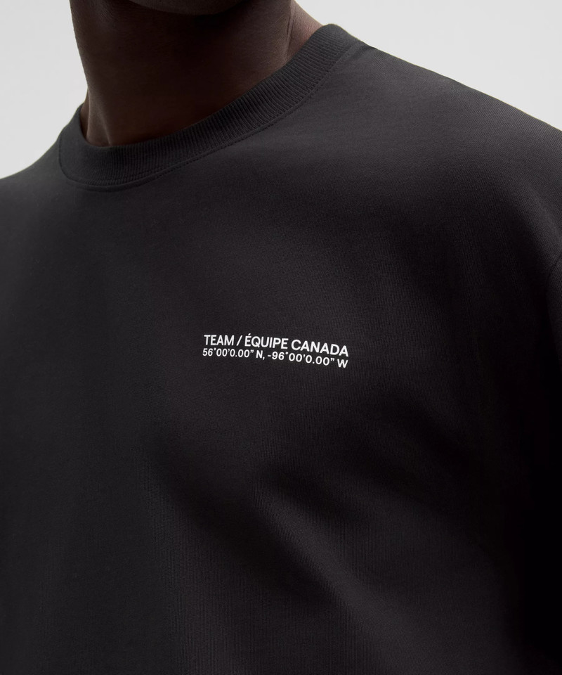 Team Canada Men's Heavyweight Cotton Long-Sleeve Shirt COC Logo *Graphic 5