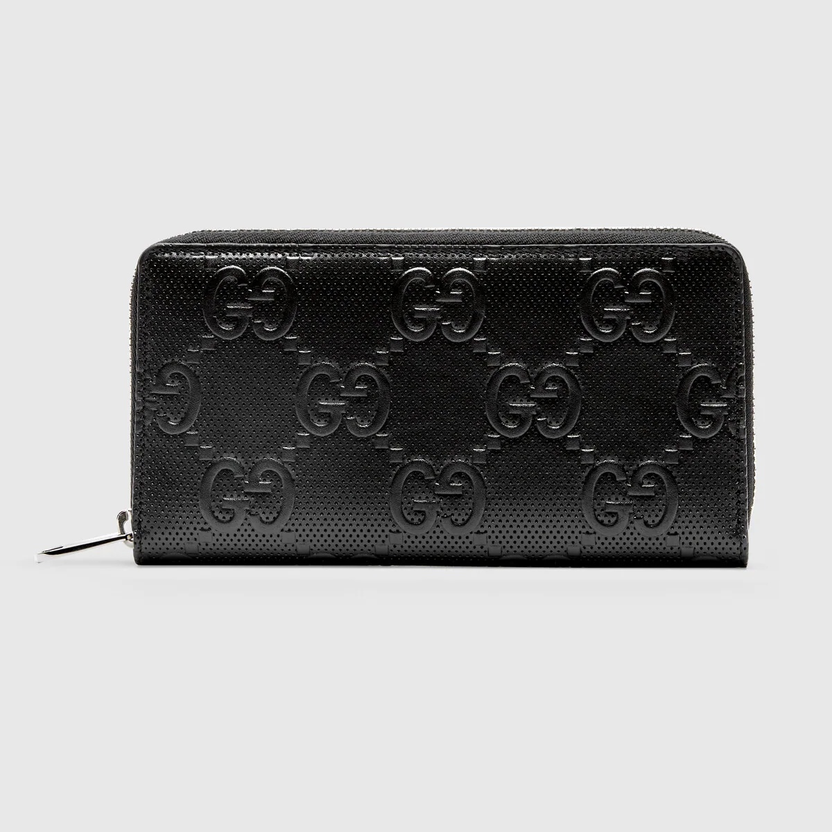 GG embossed zip around wallet - 1