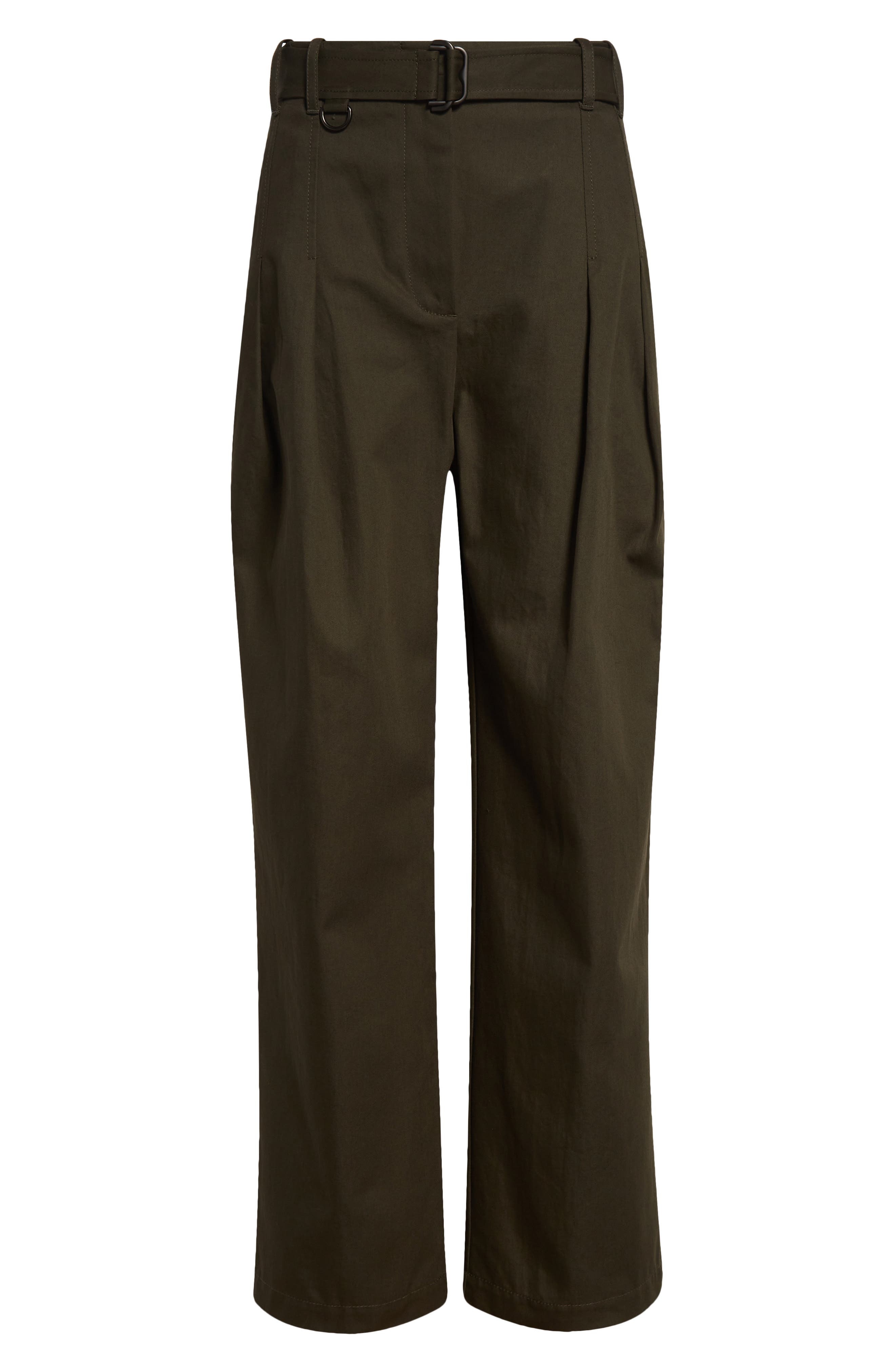 burberry Cotton Gabardine Belted Pants in Shale at Nordstrom - 6