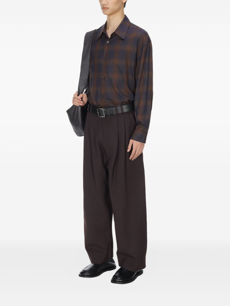 Studio Nicholson checked-pattern shirt outlook