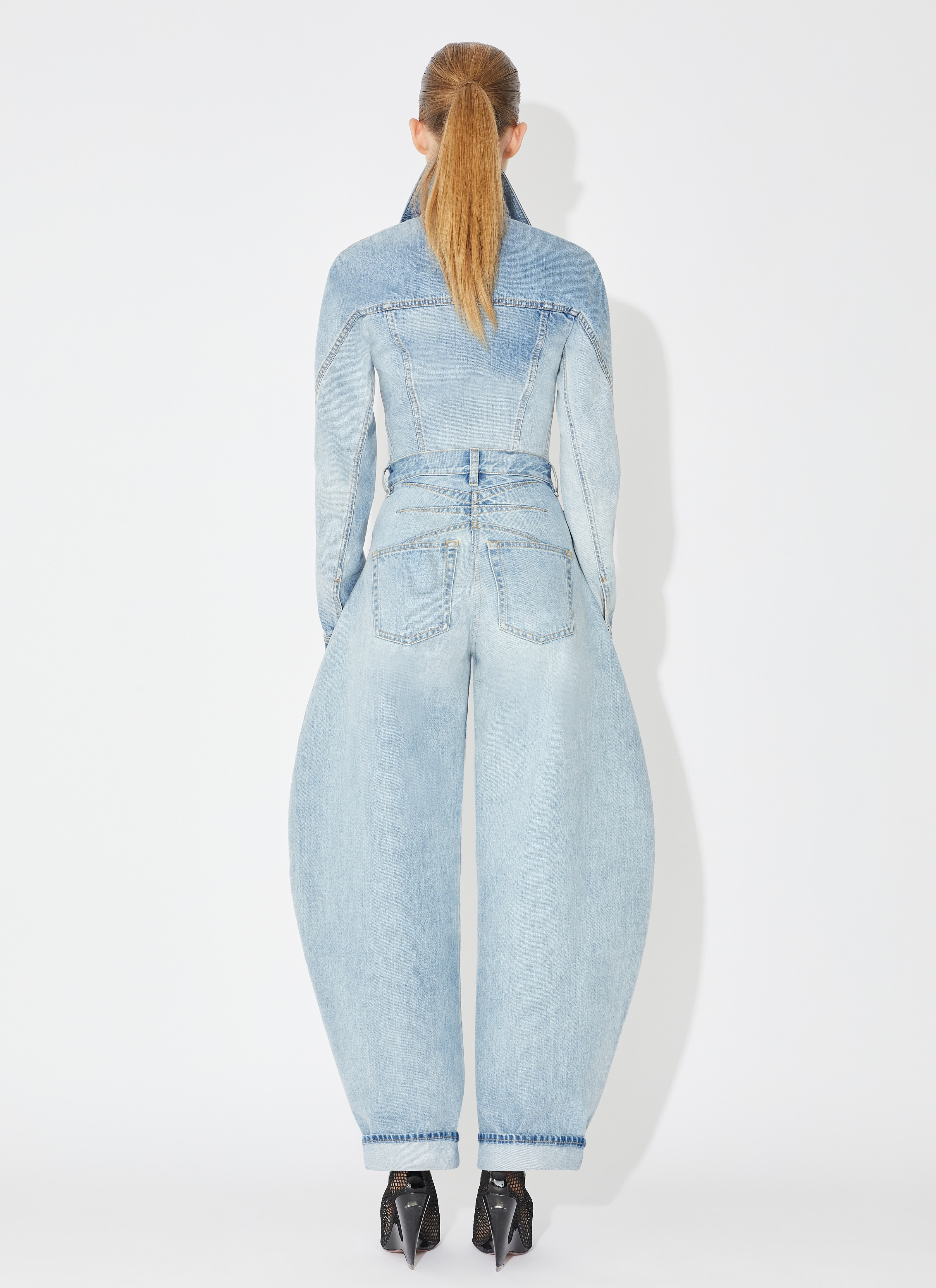 Alaïa ROUND DENIM PANT